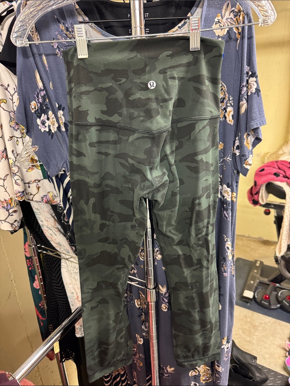 lululemon athletica Green Camo High-Rise Leggings